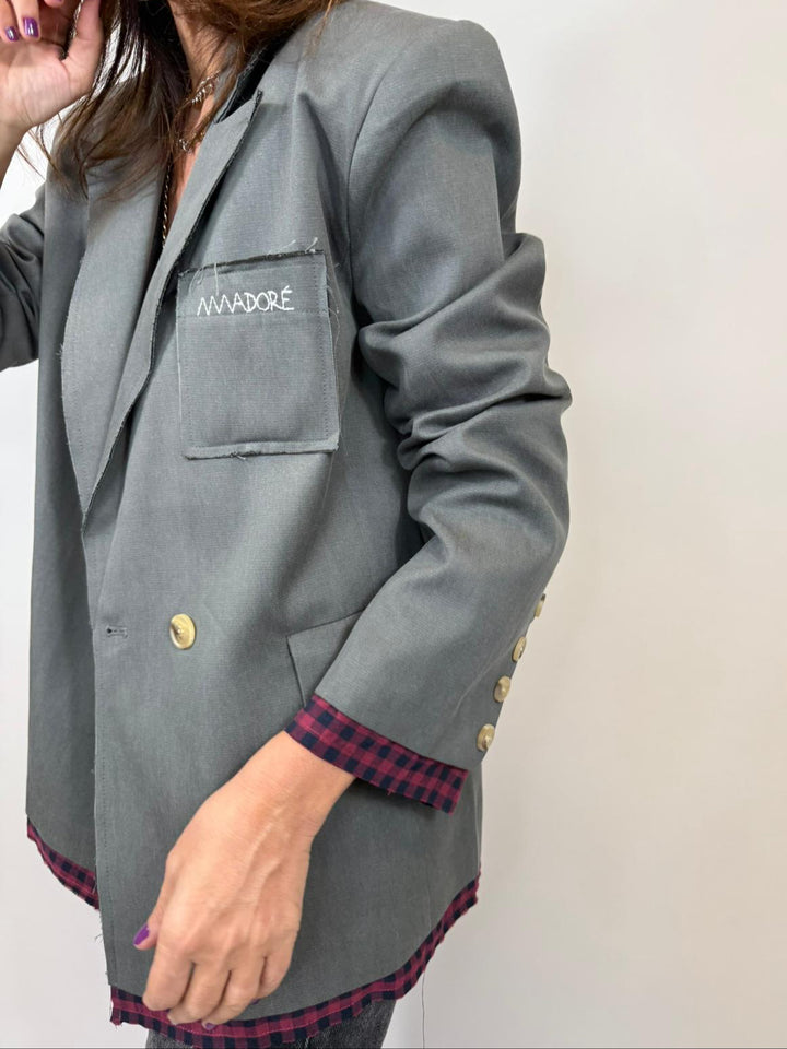 Blazer Milky Gris 1