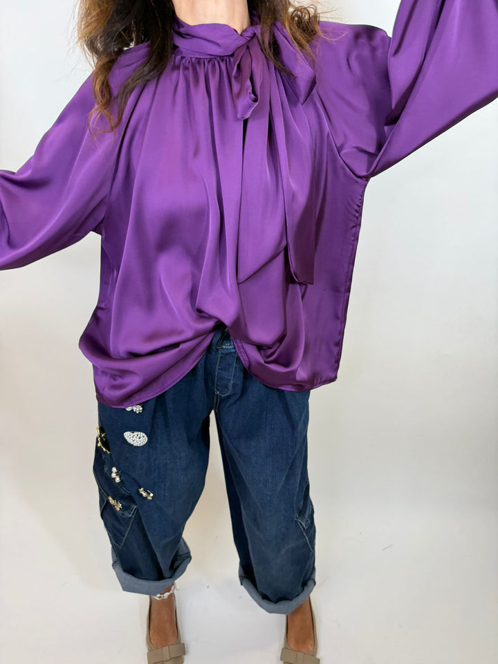 Blouse Cavalo Melle D violet 2