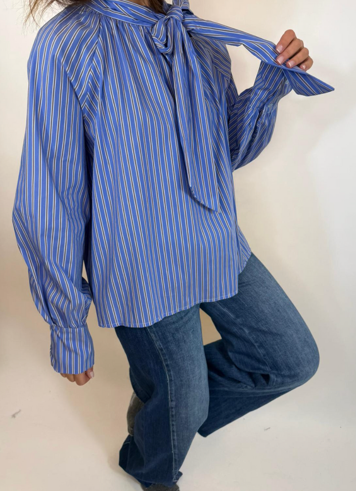 Blouse Dola Melle D  couleur bleu 