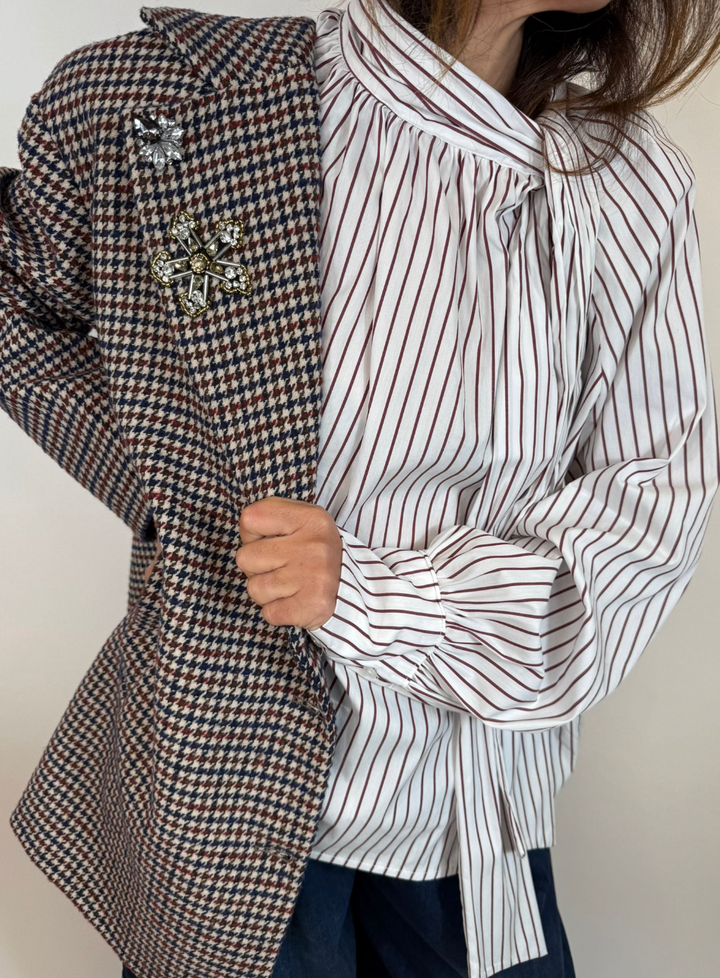 Blouse Dola Melle D couleur craie 