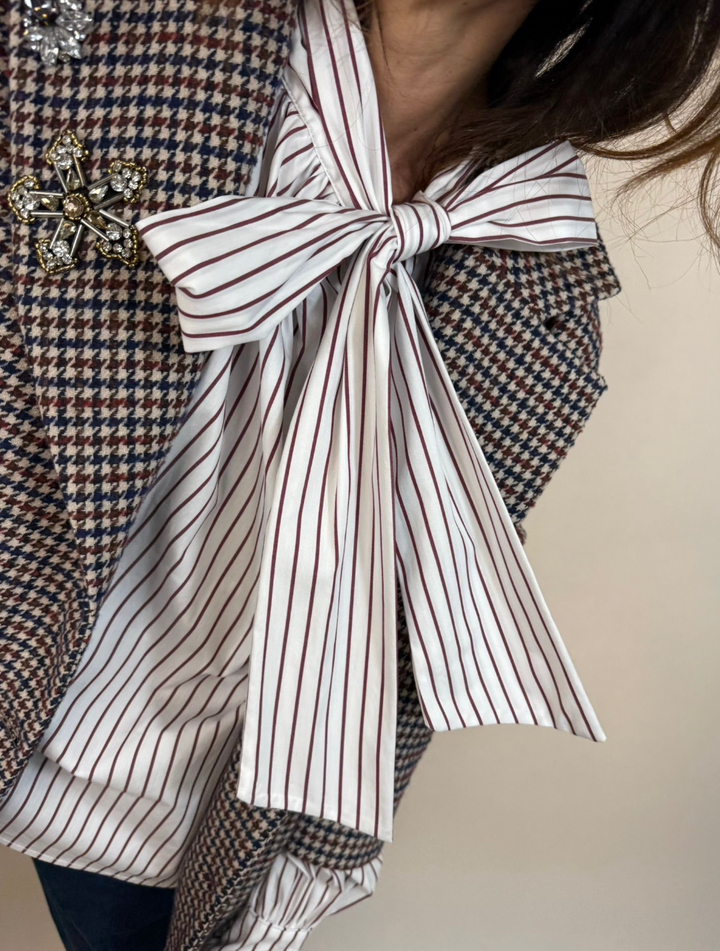   Blouse Dola couleur craie Melle D  vue de face 