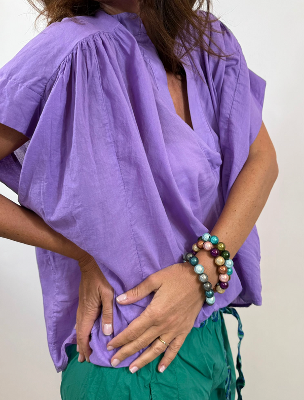 Blouse Éléa Melle D violet