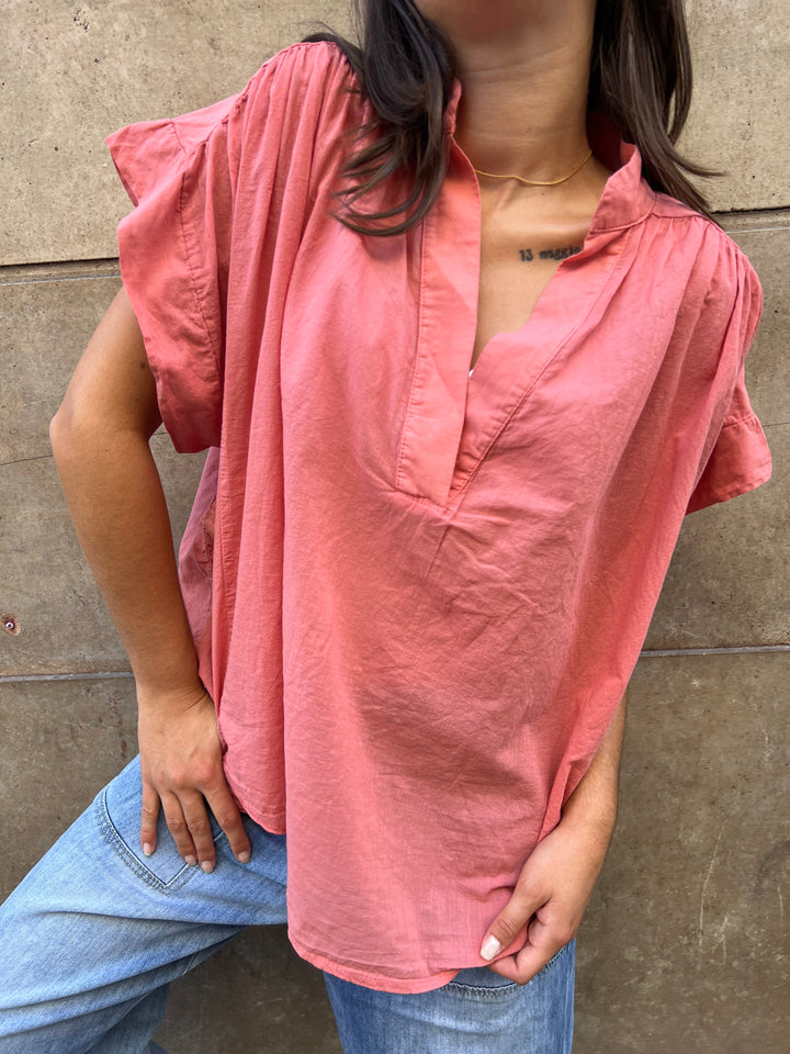 Blouse Elea Orange pêche