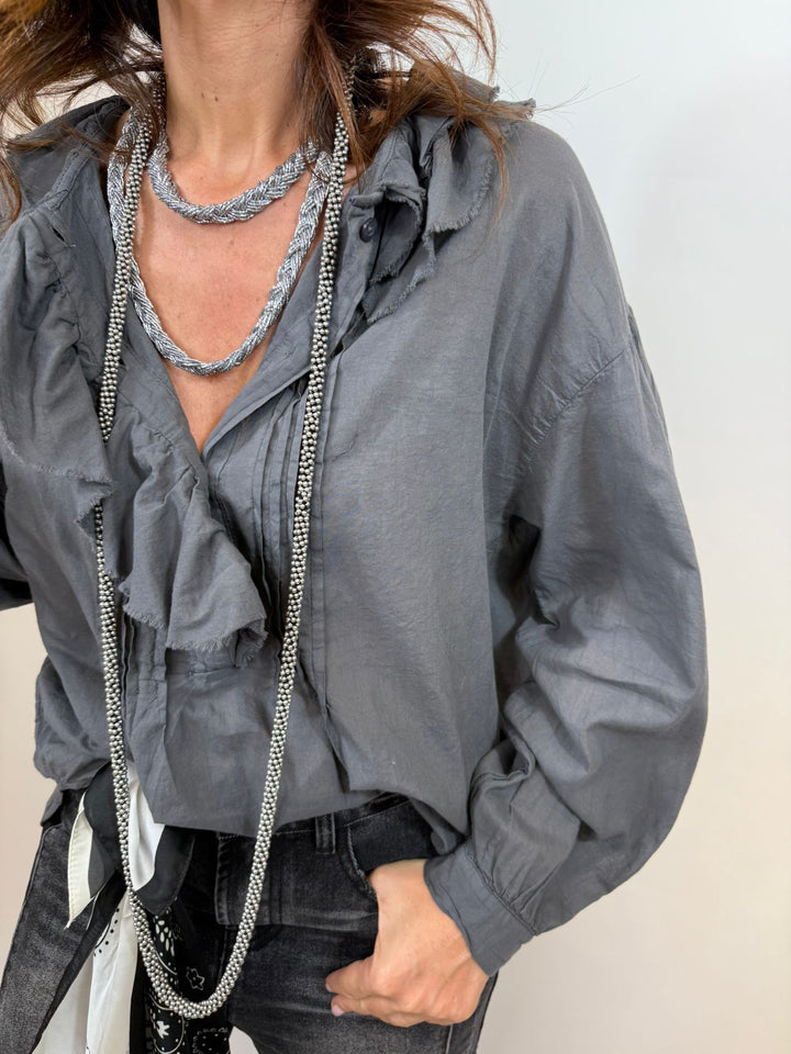 Blouse Genova Melle D Gris 