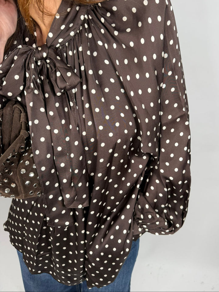 Blouse Laila Melle D marron 2