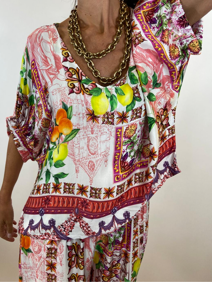 Blouse Limonade rose vue de face 