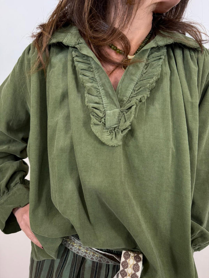 Blouse Liné Melle D Kaki