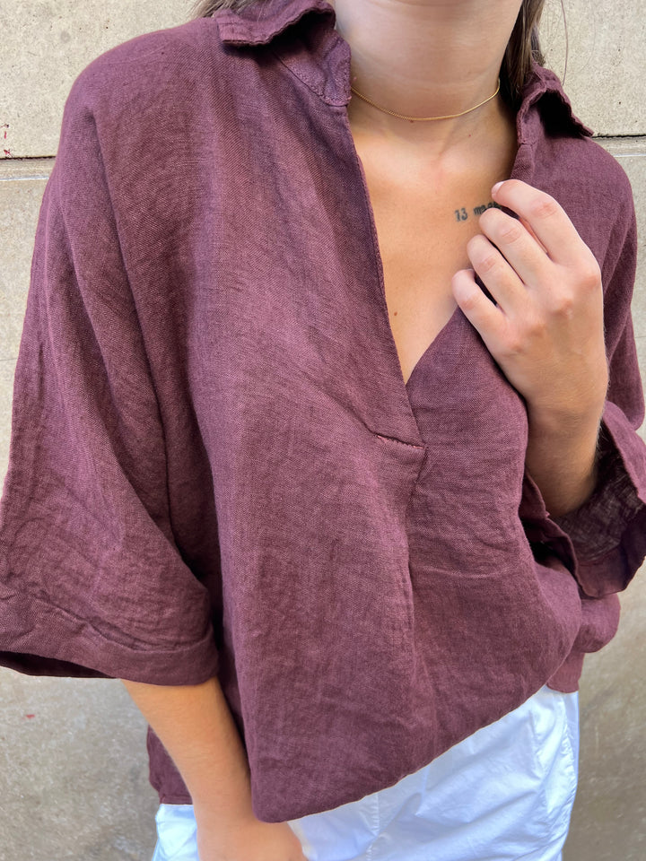 Blouse Speen Bordeaux 1