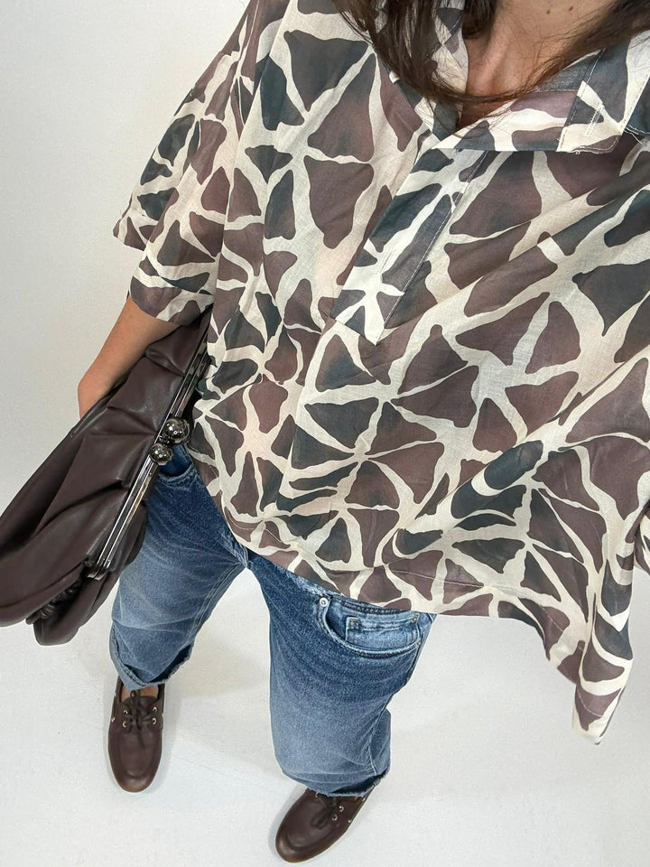 Blouse Timae Melle D Marron