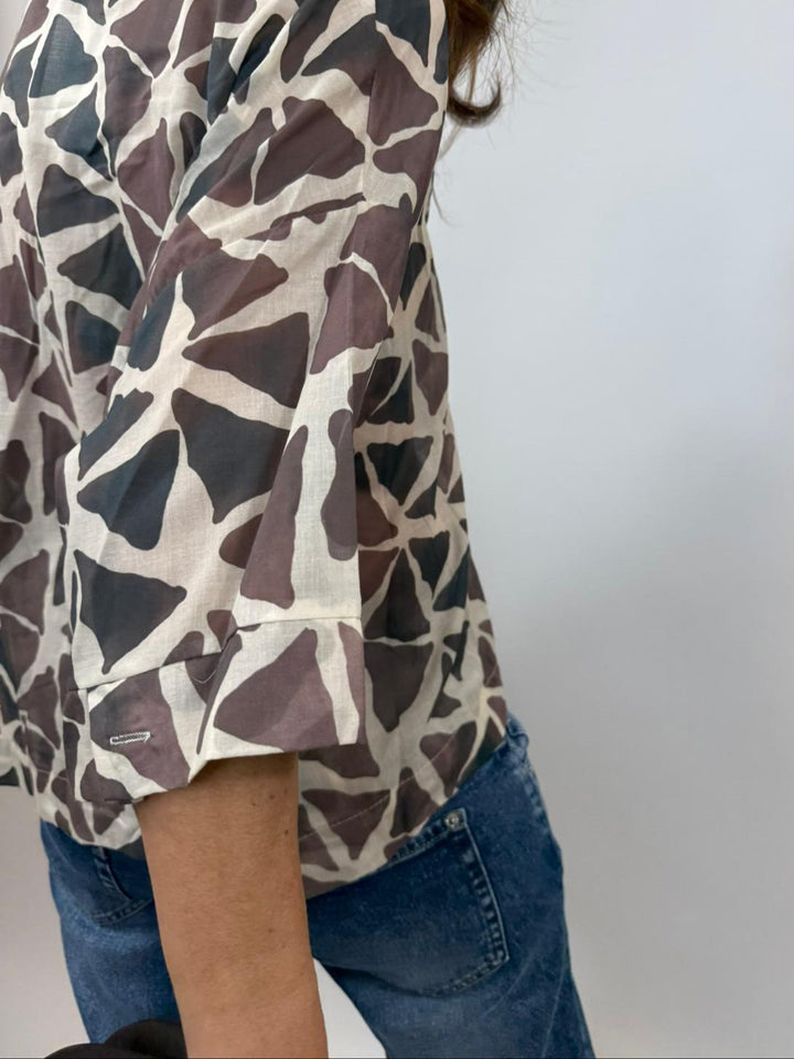 Blouse Timae Melle D Marron 1