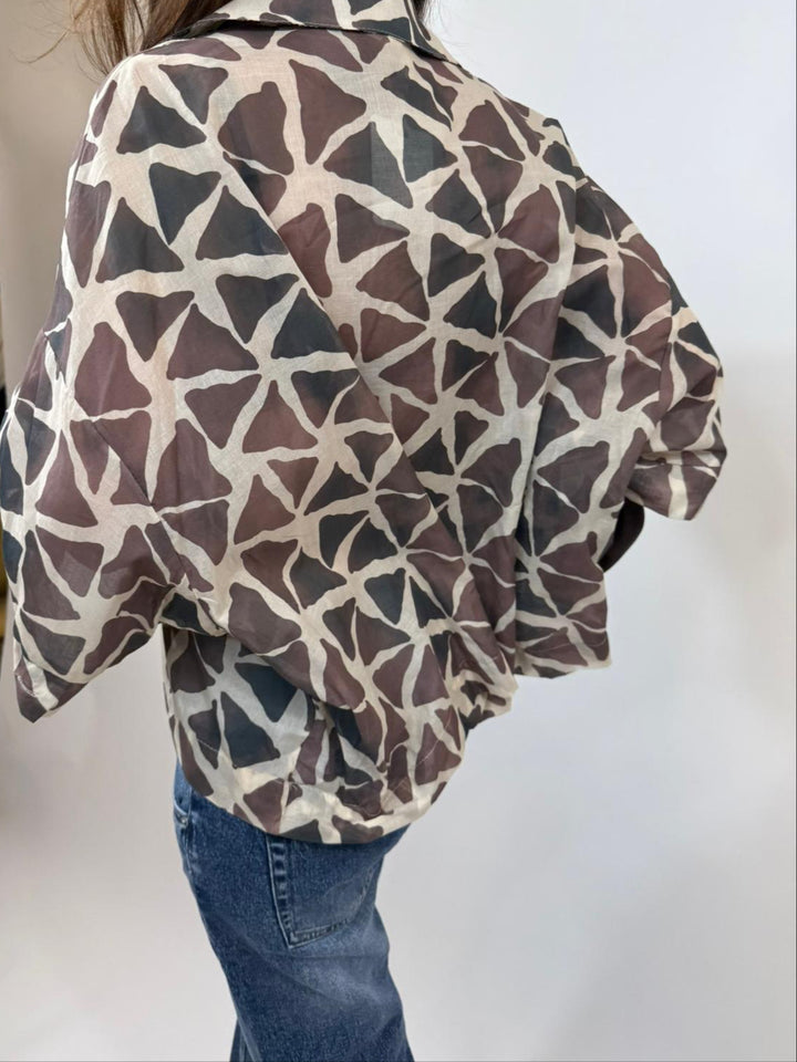 Blouse Timae Melle D Marron 4