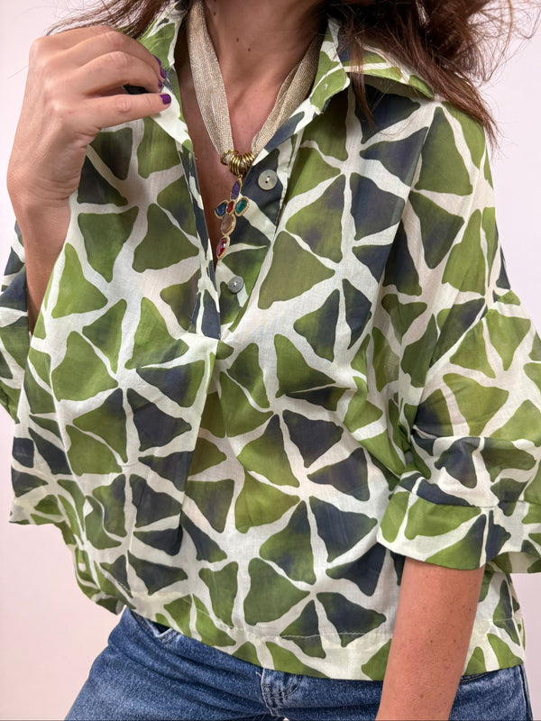 Blouse Timae Melle D Vert 4