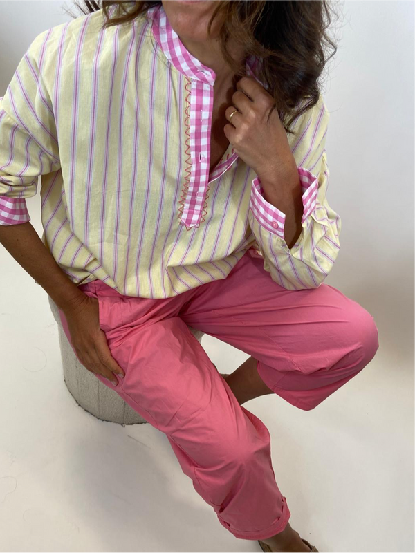 Blouse Vola jaune clair 