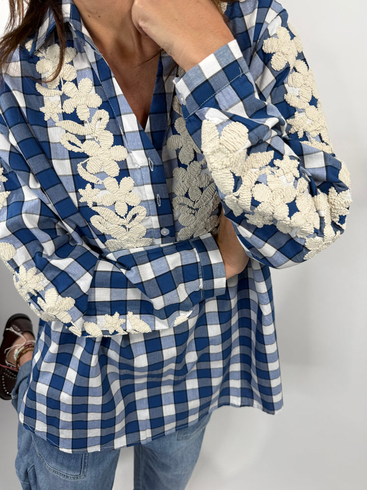 Blouse alep Coloris bleu Melle D 