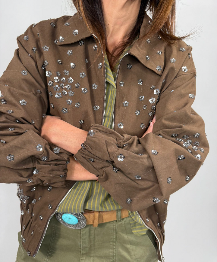 Blouson Glami Melle D  Couleur Choco 