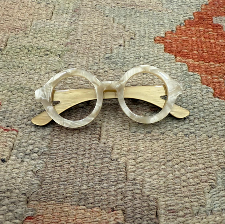 Broche Glass beige 