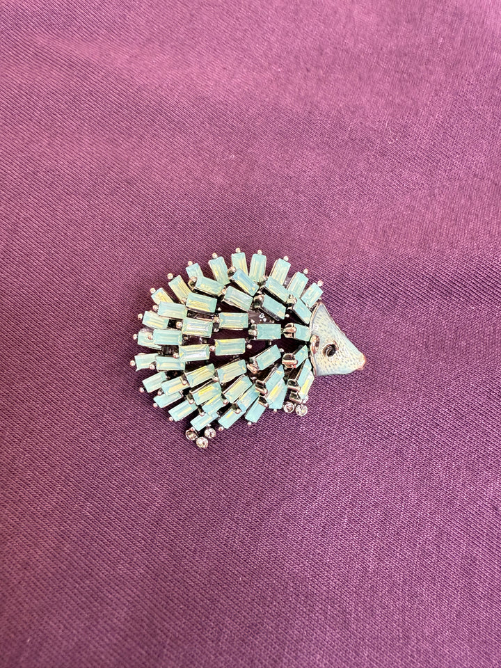 Broche Heri bleu