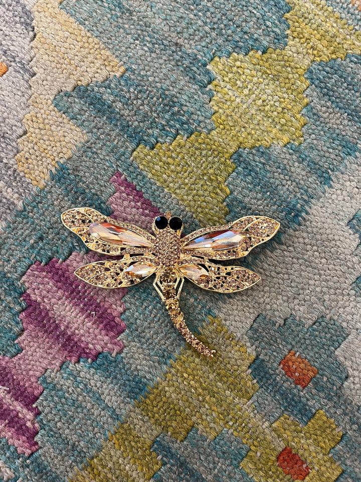 Broche Libra Melle D doré