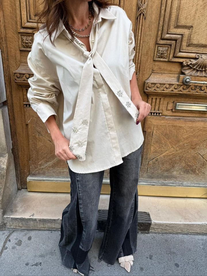 Chemise Ariana Melle D Beige 2