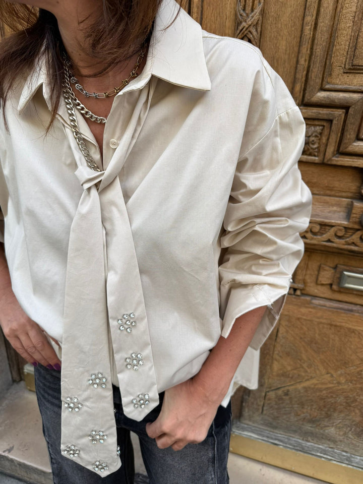 Chemise Ariana Melle D Beige 3