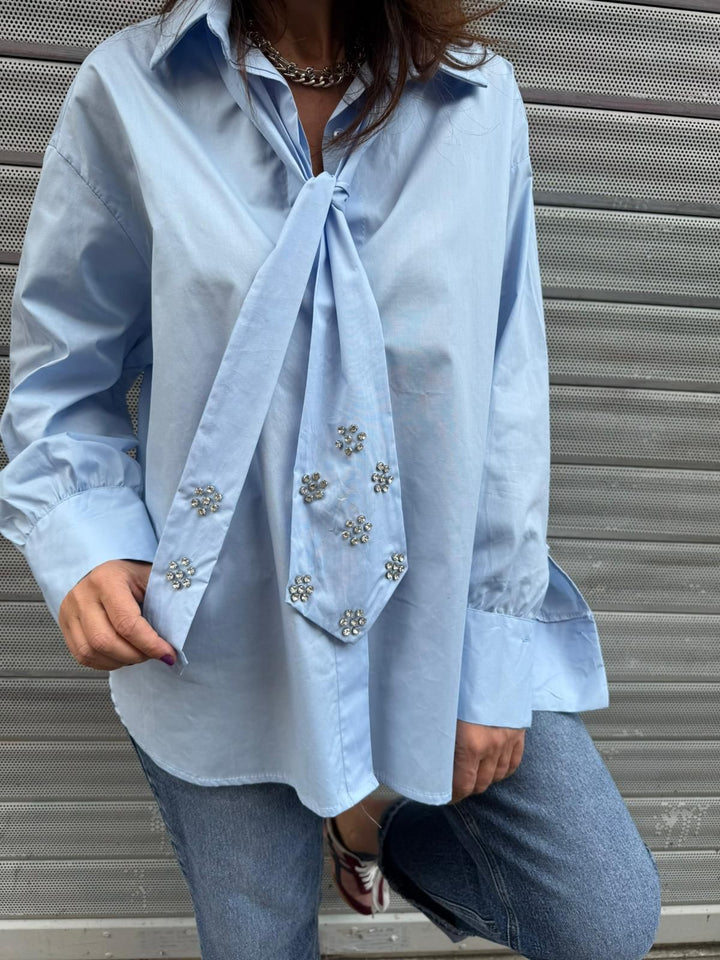 Chemise Ariana Melle  bleu ciel 