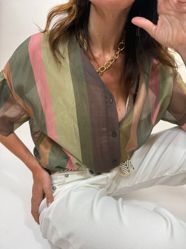 Chemise Asha Melle D Vert Fonce 1