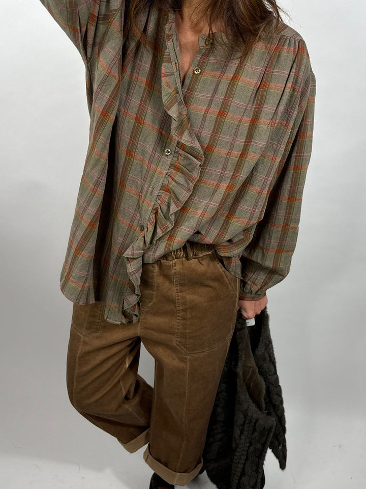 Chemise Beverly Melle D kaki