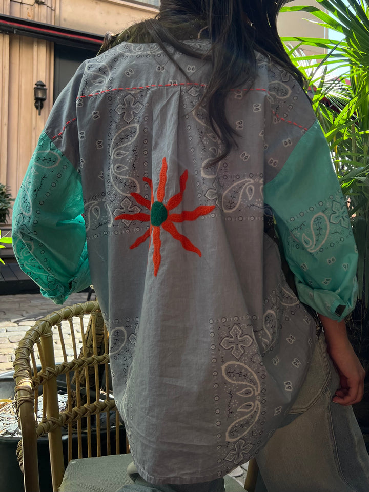 Chemise Flora Kaki