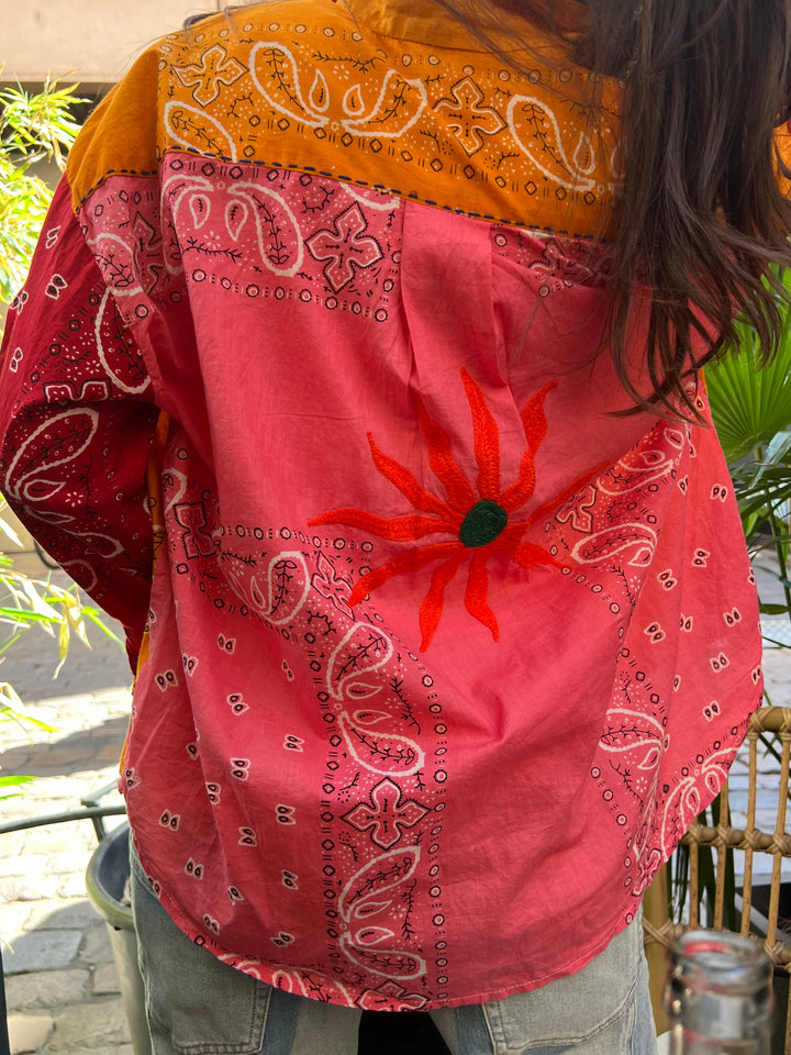 Chemise Flora Orange 2