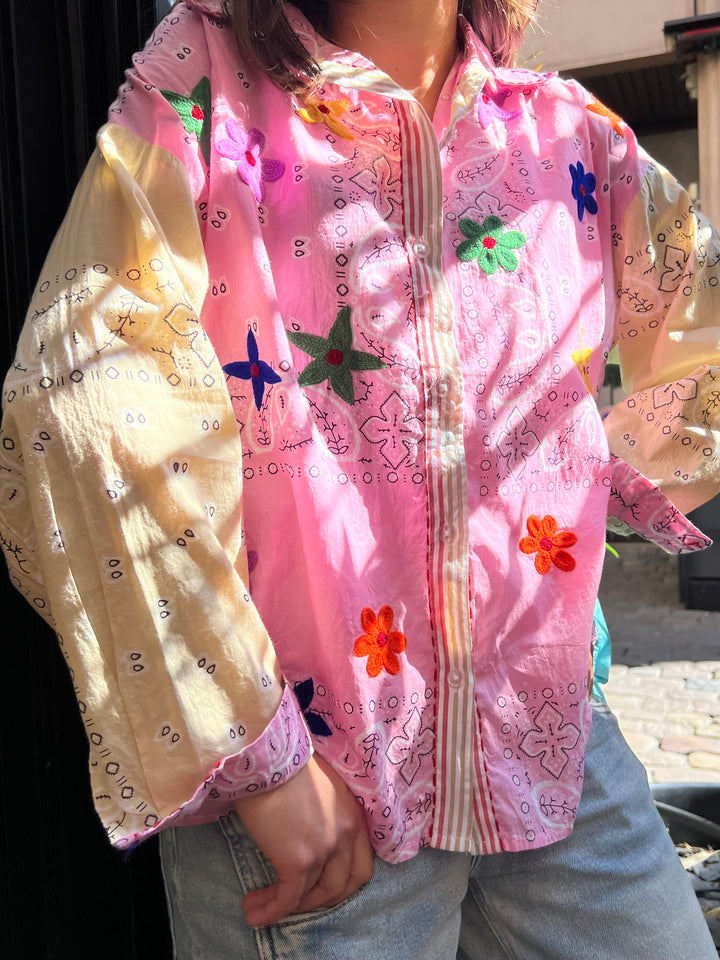 Chemise Flora Rose 1