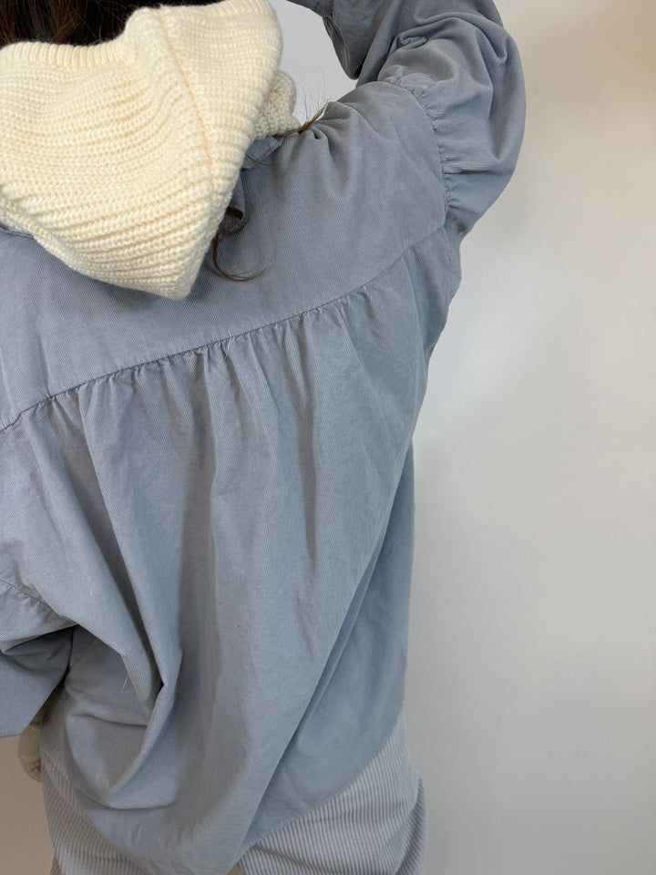 Chemise Malba Melle D bleu dos