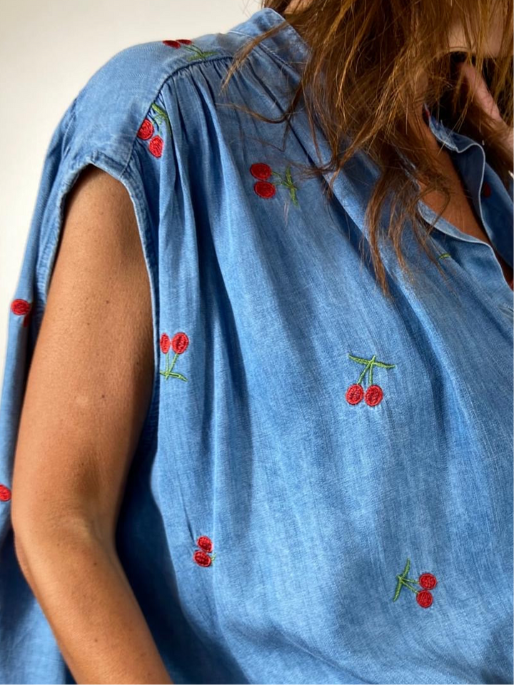 Chemise Opaline rouge 