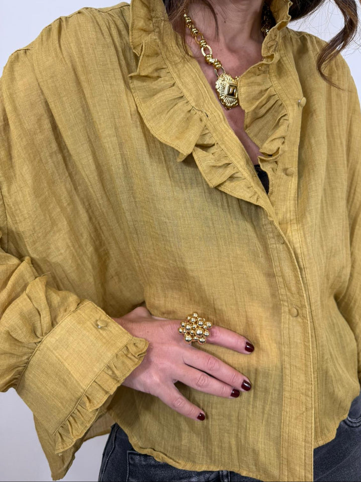 Chemise Sarah Melle D Ocre 1