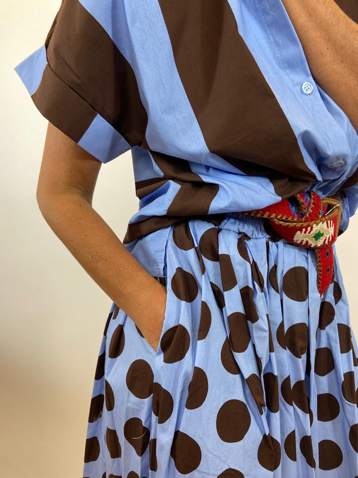 Chemise Sylvia Melle D vue de profil 