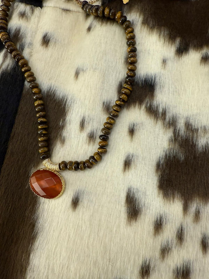 Collier Alena Melle D Rouge