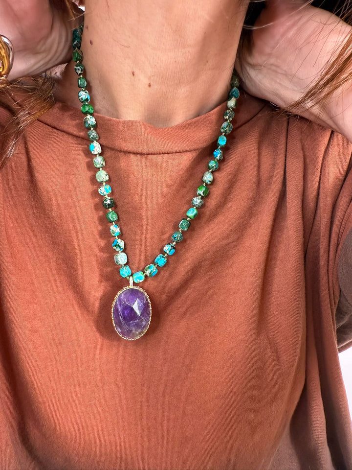 Collier Alto Melle D Violet 1