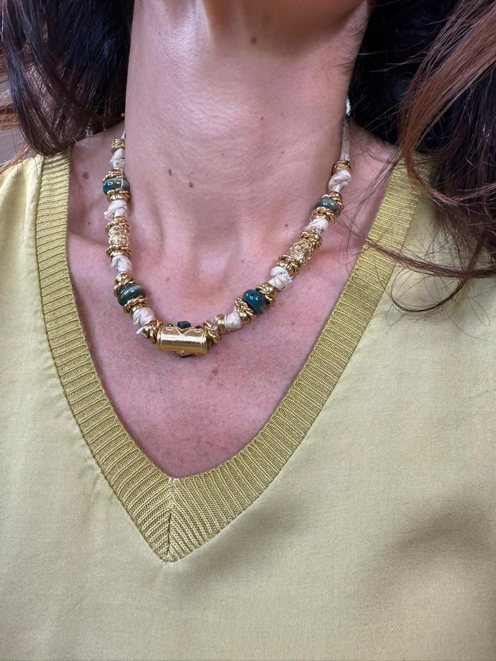 Collier Java Beige