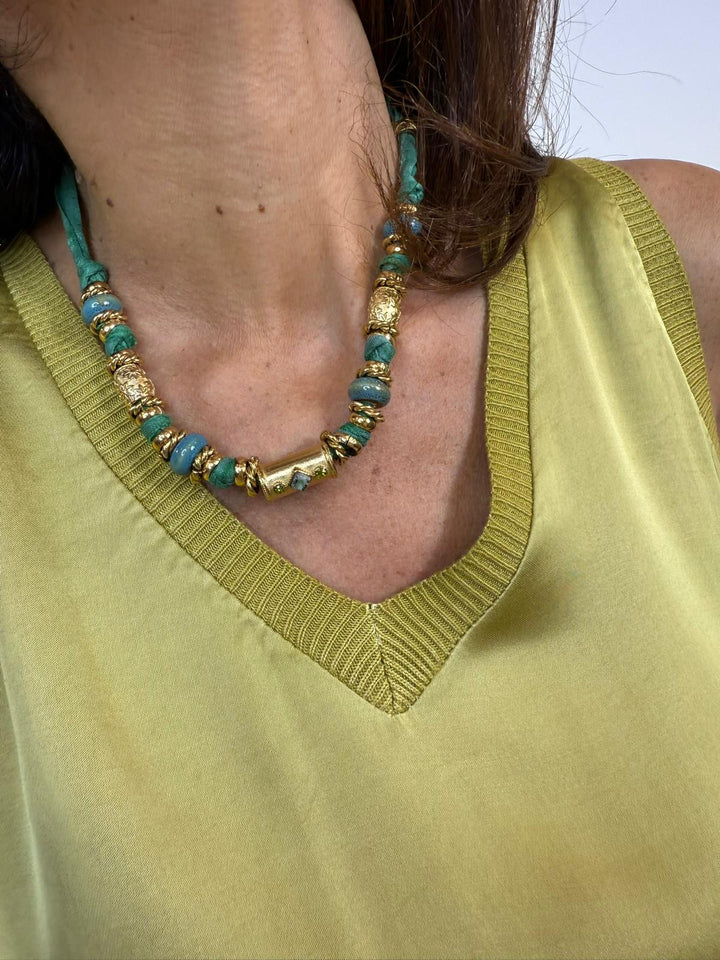 Collier Java Vert