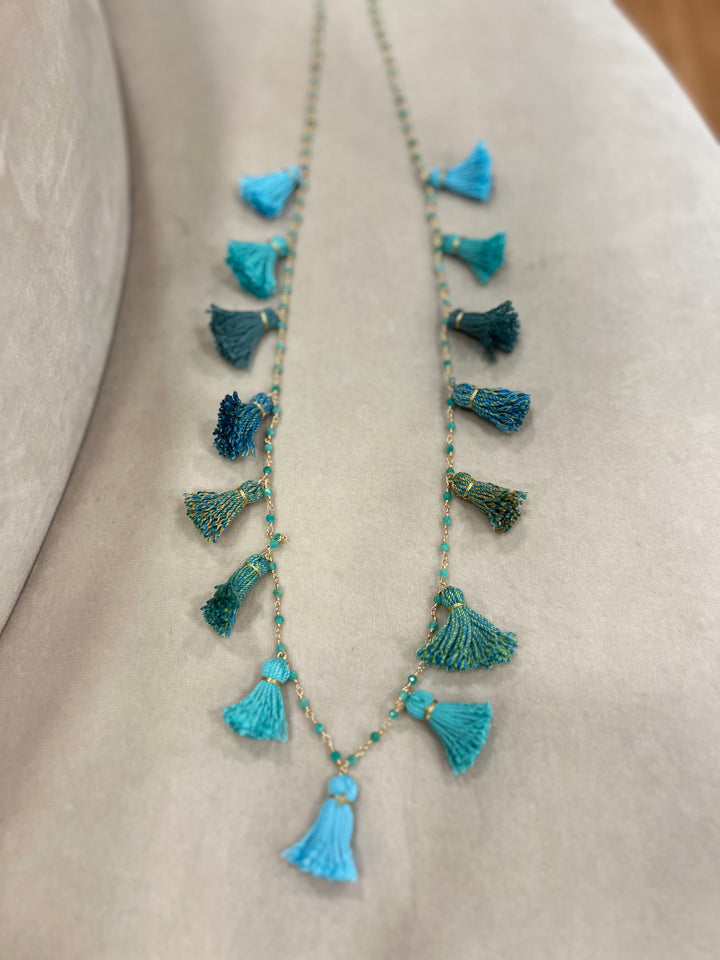 Collier Pompons Melle D 1