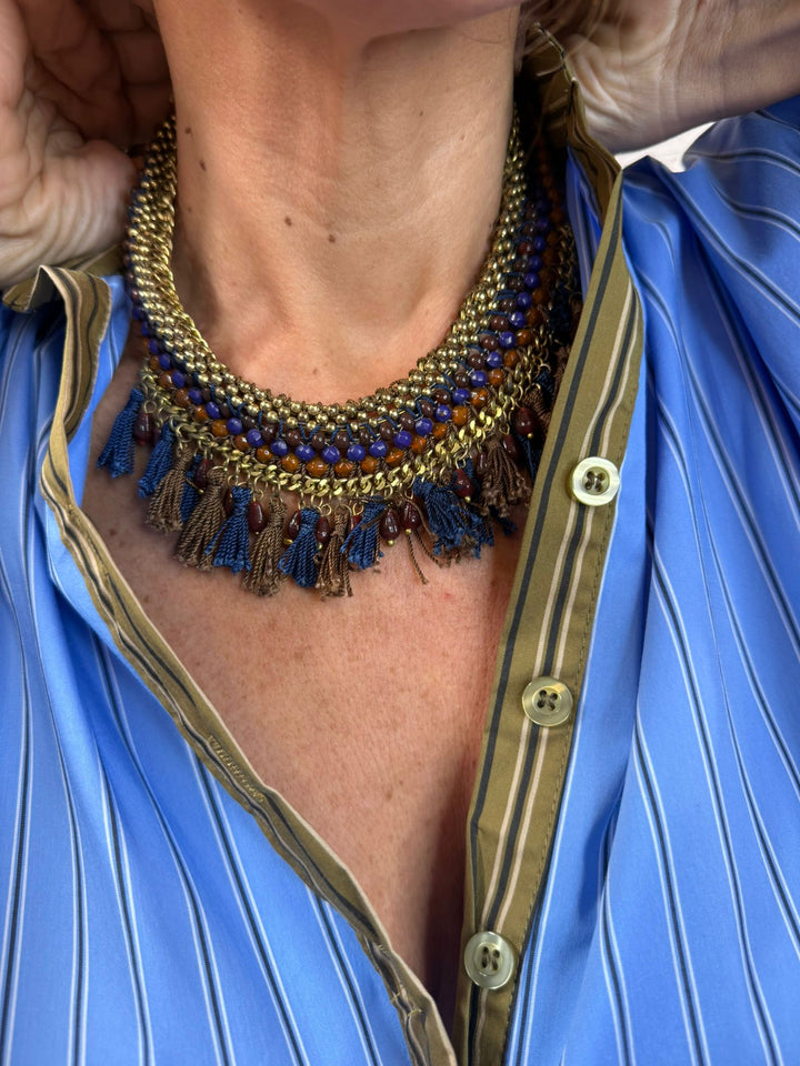 Collier Pompy Melle D Marine