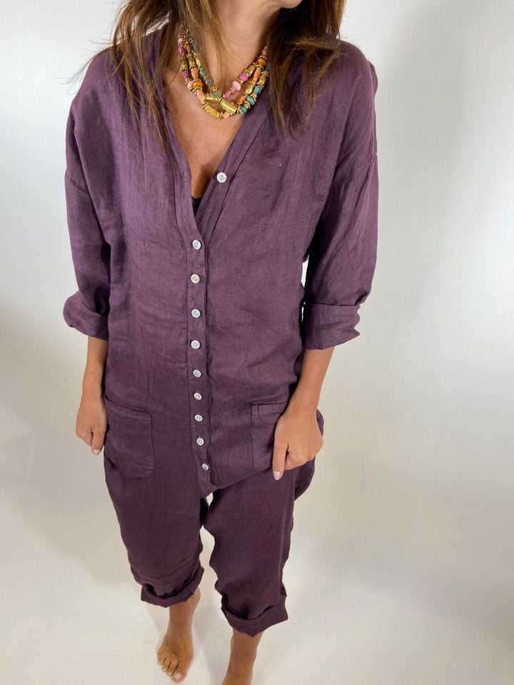 CombiPantalon Zelie Prune 2