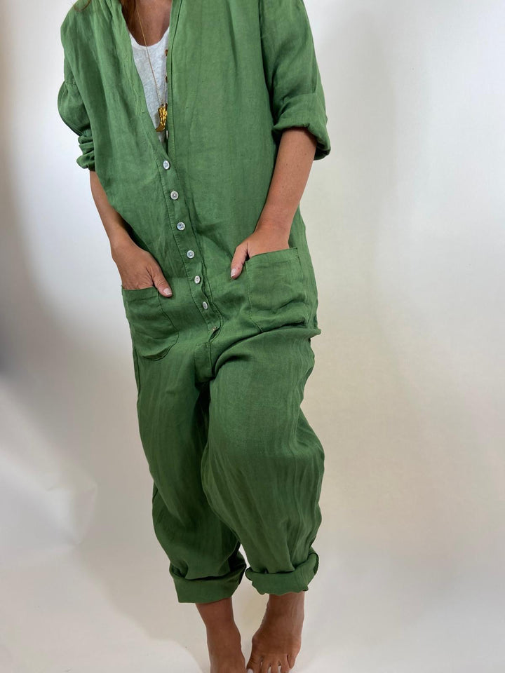 CombiPantalon Zelie Vert 1