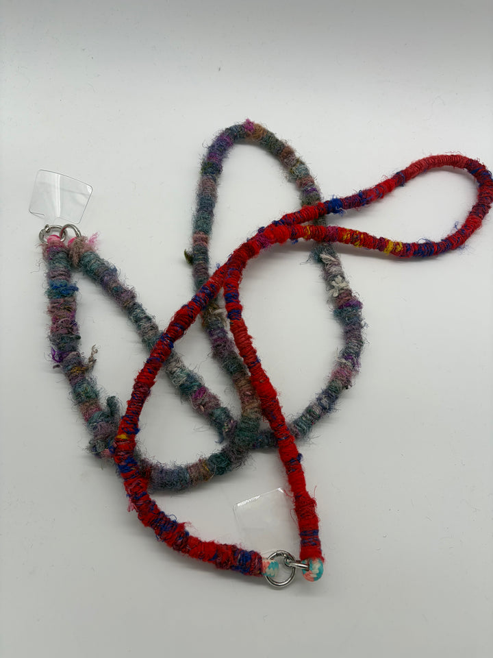 Cordon Naela Melle D Rose et Rouge