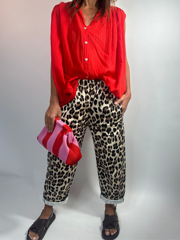 Pantalon Tamba :  Imprimé Animal Tendance et Confort