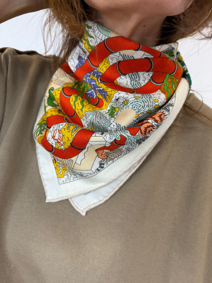 Foulard Joie Melle D Ecru