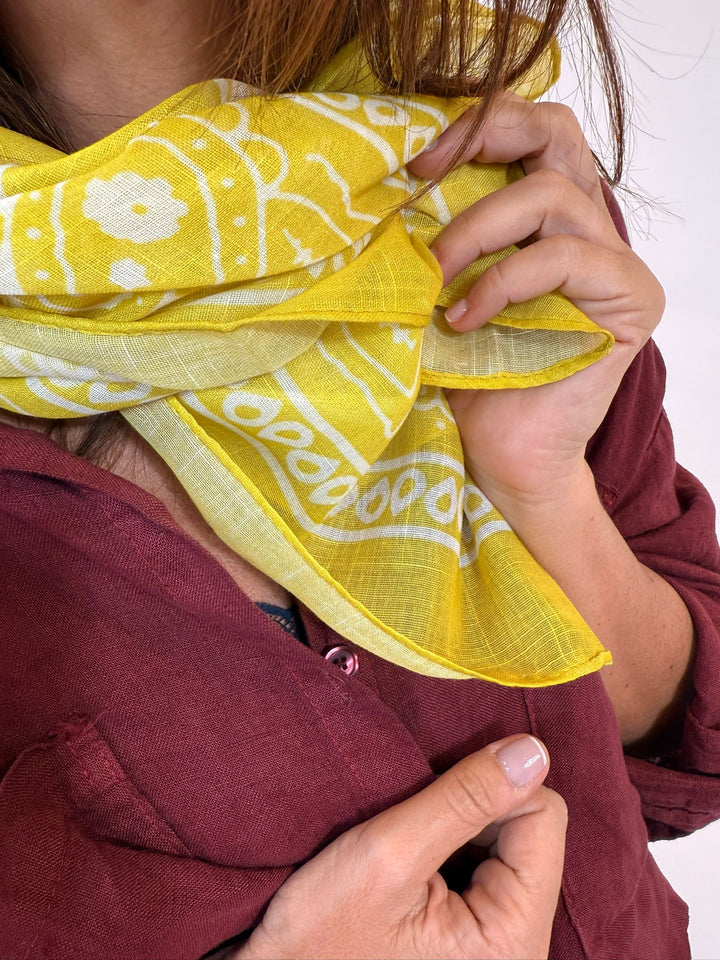 Foulard Lorentz Jaune