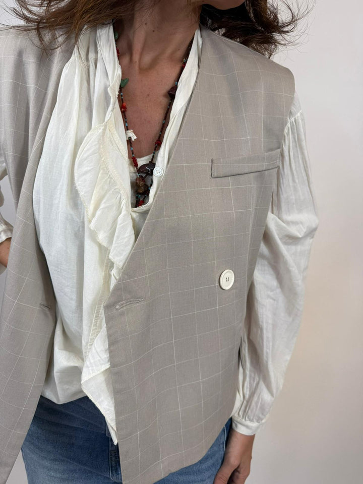 Gilet Aurèle Melle D Beige 5