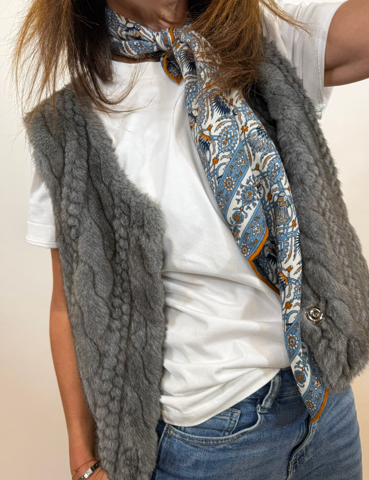 Gilet Cécilia Melle D gris