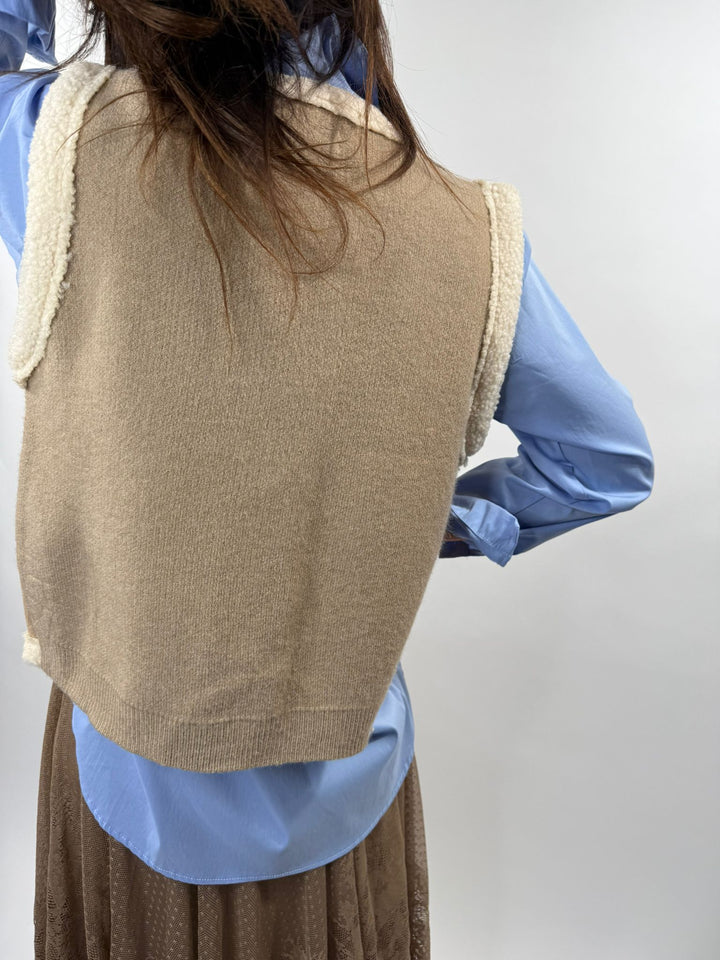 Gilet Pako Melle D Beige 1