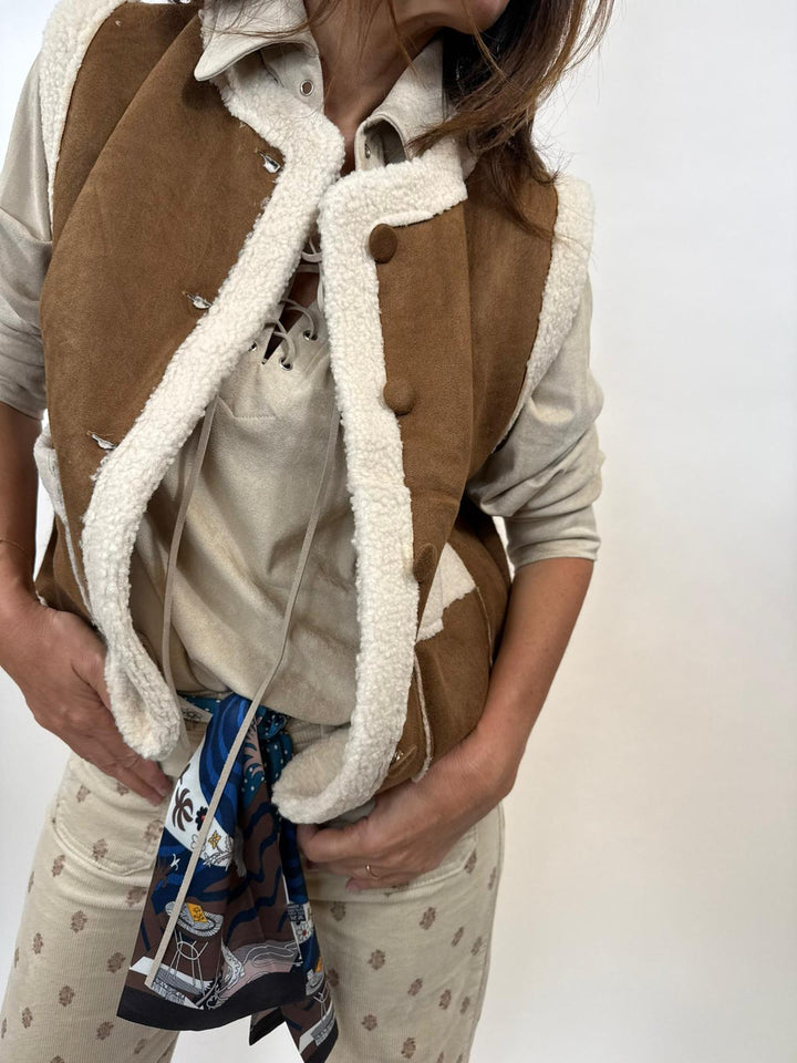 Gilet Pako Melle D Marron 
